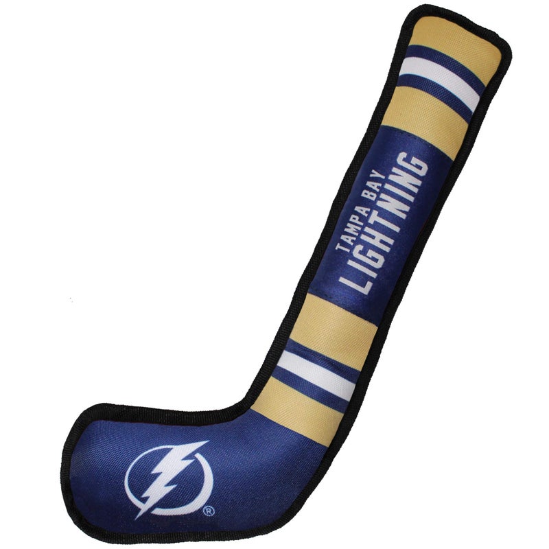 Pets First NHL Tampa Bay Lightning Stick Toy for Dogs & Cats. Play Hockey with Your Pet with This Licensed Dog Tough Toy Reward! - Image 1